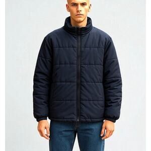 New - And Now This - Phantom Black Puffer Jacket – Men’s Medium